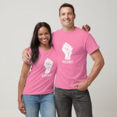 Bleiben mit Faust - in weiß T-Shirt (Unisex)