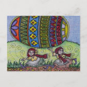 Bleiben Sie auf Ihre Pysanka Ukrainische Volkskuns Postkarte (Vorderseite)