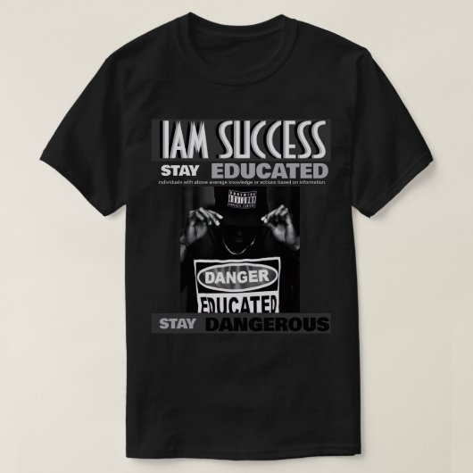 BLEIBEN SIE AUFGEKLÄRT T-Shirt (Design vorne)