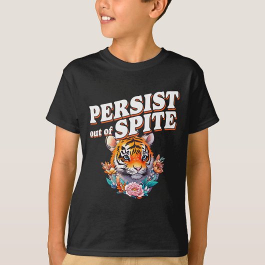 Bleiben Sie aus dem zarten Tiger-Funny-Design T-Shirt (Vorderseite)