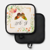 Bleiben Sie blutig Topflappen (Vorderseite/Rückseite)