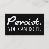 Bleiben Sie dabei, dass Sie es mit Life Coach Whit Visitenkarte (Vorderseite)