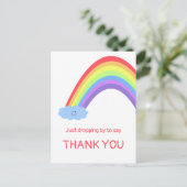 Bleiben Sie dran, um DANK IHNEN zu sagen. Ihre Wor Postkarte (Stehend Vorderseite)