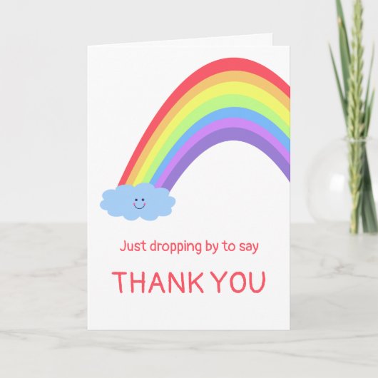 Bleiben Sie dran, um DANK IHNEN zu sagen. Personal Karte (Vorderseite)