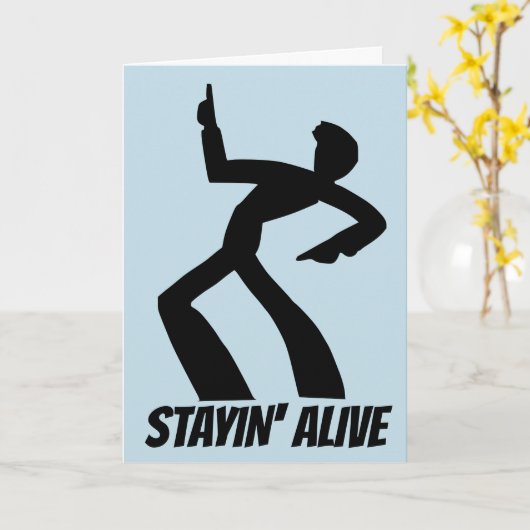 BLEIBEN SIE! GEBURTSTAGSKARTEN KARTE (Gelbe Blume)