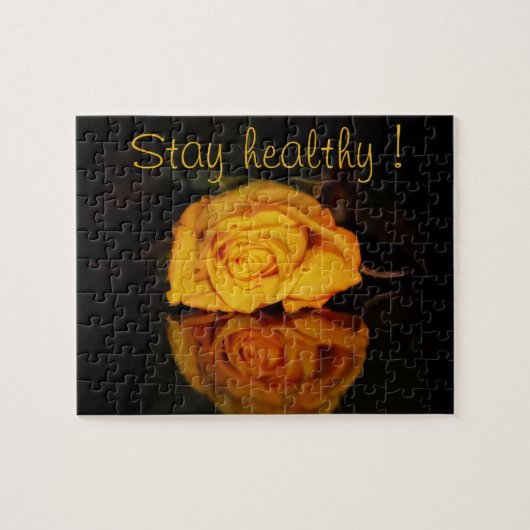 Bleiben Sie gesund mit Rose Puzzle (Horizontal)