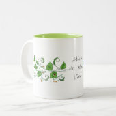 Bleiben Sie in der Rebescripture-Tasse Zweifarbige Tasse (Vorderseite Links)