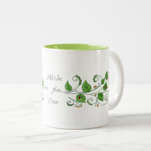 Bleiben Sie in der Rebescripture-Tasse Zweifarbige Tasse (VorderseiteRechts)