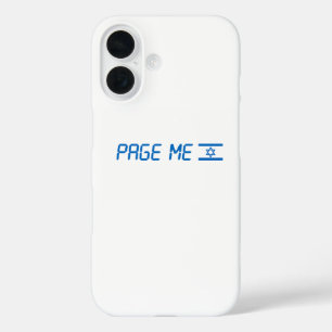 Bleiben Sie mit Israel oder rufen Sie mich an iPhone 16 Hülle