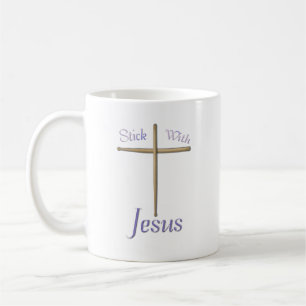 Bleiben Sie mit Jesus Christlich Drummer Kaffeetasse