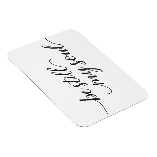 Bleiben Sie noch mein Soul Zitat Modern Script Magnet (Rechte Seite)