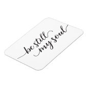 Bleiben Sie noch mein Soul Zitat Modern Script Magnet (Linke Seite)