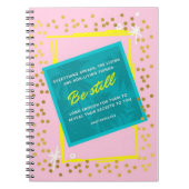 Bleiben Sie noch Spiralnotebook Notizblock (Vorderseite)