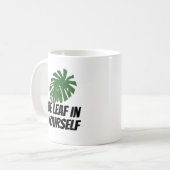 Bleiben Sie selbst Kaffeetasse (Vorderseite Links)