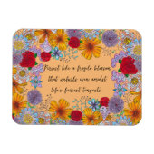 Bleiben Sie wie ein fragiles Motivierend Zitat Magnet (Horizontal)