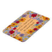 Bleiben Sie wie ein fragiles Motivierend Zitat Magnet (Linke Seite)