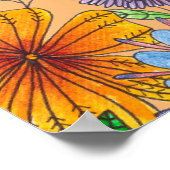 Bleiben Sie wie ein fragiles Motivierend Zitat Poster (Ecke)