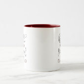 bleiben | Und Geschenk der Bibel Verse Zweifarbige Tasse (Mittel)