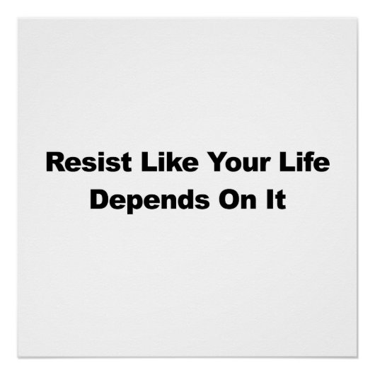 Bleiben, wie Ihr Leben davon abhängt Poster (Vorderseite)