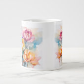 bleibende Blume Jumbo-Tasse (Vorderseite)