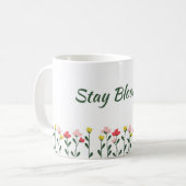 Bleibende Frühjahrs-Blumen-Tasse Kaffeetasse (Vorderseite Links)