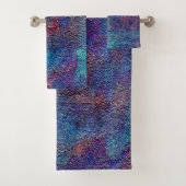 Bleibende Spritzer aus Zyanid und Rot Badhandtuch Set (Insitu)