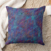 Bleibende Spritzer aus Zyanid und Rot Kissen (Decke)