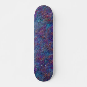 Bleibende Spritzer aus Zyanid und Rot Skateboard