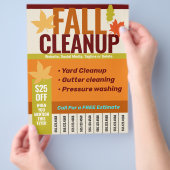 Bleiblasen, Gutter reinigen, Druck waschen Flyer (Hand)