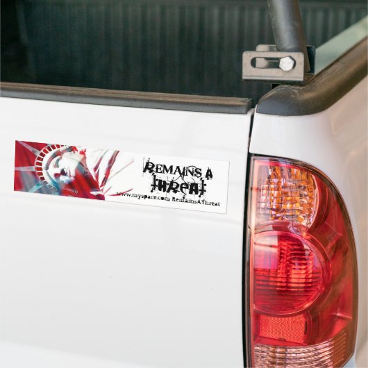 Bleibt A Drohung-Stoßdämpfer Aufkleber Autoaufkleber (Auf Lkw)