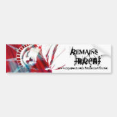 Bleibt A Drohung-Stoßdämpfer Aufkleber Autoaufkleber (Vorne)