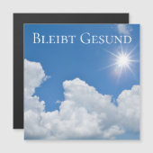 Bleibt Gesund - Magnetkarte (Vorne/Hinten)