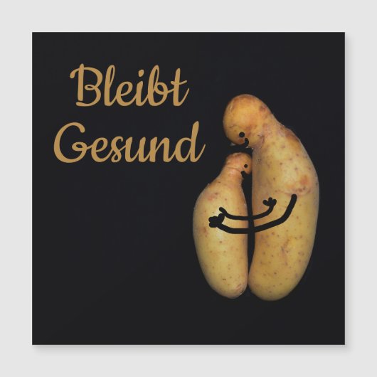 Bleibt Gesund - Magnetkarte (Vorderseite)