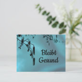 Bleibt Gesund - Postkarte (Stehend Vorderseite)