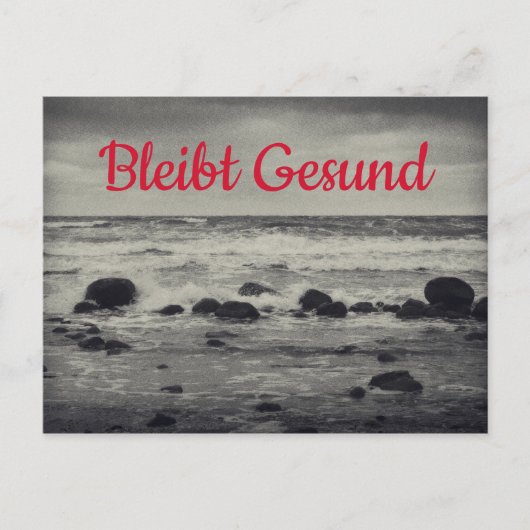 Bleibt Gesund - Postkarte (Vorderseite)