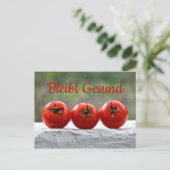 Bleibt Gesund - Postkarte (Stehend Vorderseite)