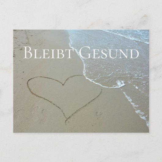Bleibt Gesund - Postkarte (Vorderseite)