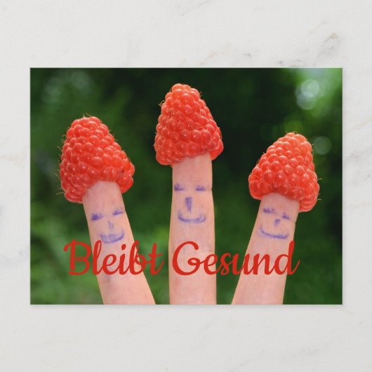Bleibt Gesund - Postkarte (Vorderseite)