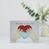 Bleibt Gesund - Postkarte (Stehend Vorderseite)
