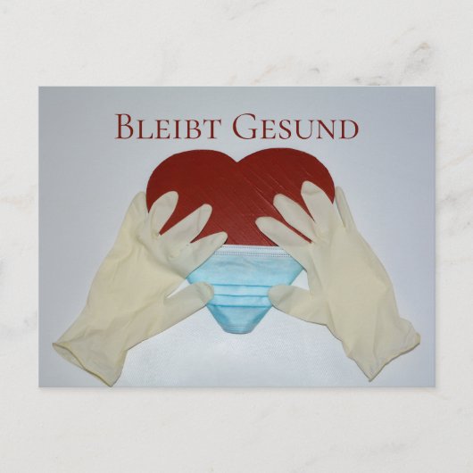 Bleibt Gesund - Postkarte (Vorderseite)