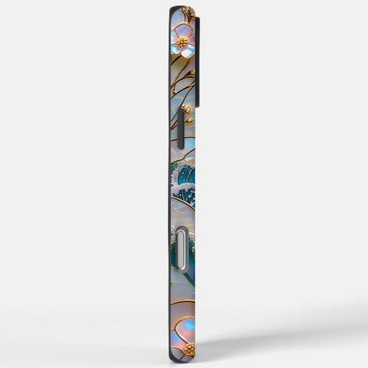 Bleibt Glass Wave Sun Rising iPhone Case (Rückseite / Rechts)