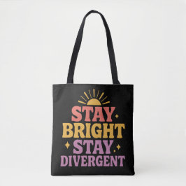 Bleibt hell, bleibt divergent tasche
