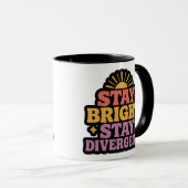 Bleibt hell, bleibt divergent tasse (VorderseiteRechts)