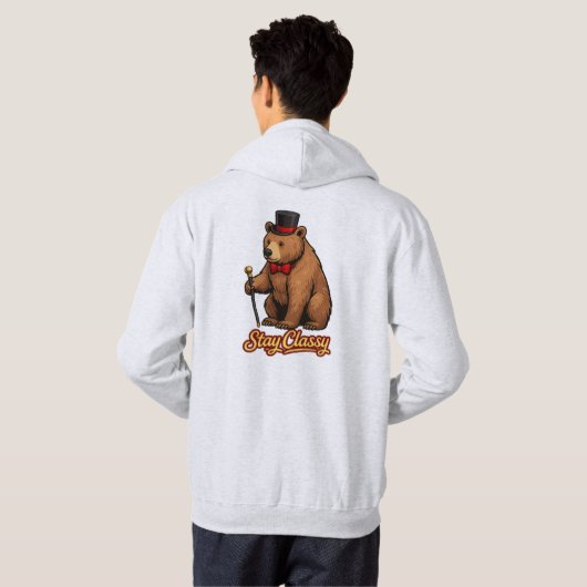 Bleibt Klasse Hoodie (Schwarz voll)