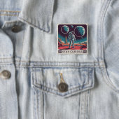 Bleibt neugierig button (Beispiel)