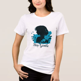 Bleibt sanfte Mädchen Tri-Blend Shirt
