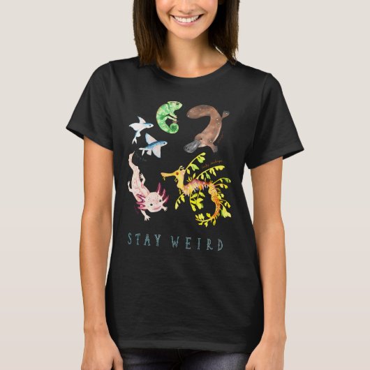 Bleibt seltsam T-Shirt (Vorderseite)