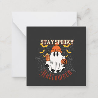 Bleibt spooky Geist Halloween Mitteilungskarte