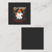 Bleibt spooky Geist Halloween Mitteilungskarte (Vorne/Hinten)