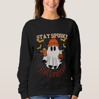 Bleibt spooky Geist Halloween Sweatshirt